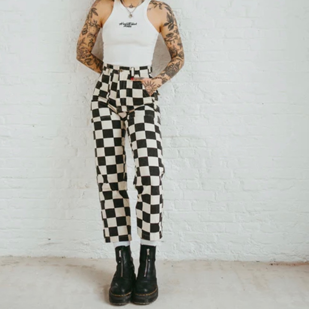 BNWT: Service Fatigue Pants- Checkerboard